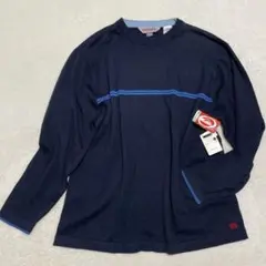 クイックシルバー◇ニット ライン 刺繍 セーター ストリート サーフ L