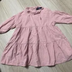 EAST BOY ピンク ティアードワンピース 90