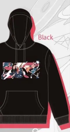 ダイスケリチャード　パーカー　ブラック　新品　Lサイズ　匿名配送　目からビーム