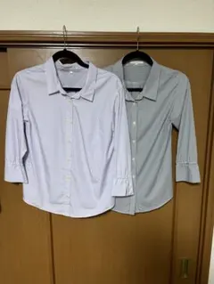 プロポーションボディドレッシング ストライプシャツ　２枚組　サイズ2