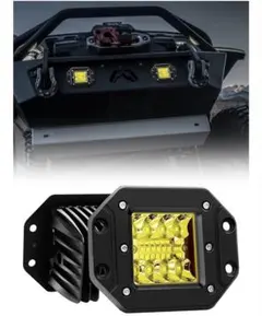 4 インチ LED ワークライト 42W ライトポッド フォグランプ 作業灯 k