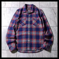RH Vintage ロンハーマン フランネルシャツ ネイビー チェック XSのサムネイル