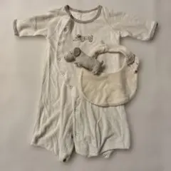 PRISTINBABY 2wayドレス　スタイ　ガラガラセット