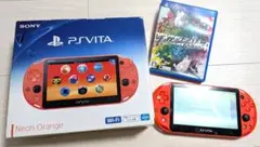 PS Vita ネオンオレンジ 本体 + ゲームソフト