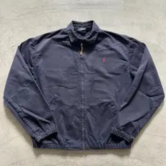 S*K様 90s USAラルフローレン スイングトップ　ナス紺 ネイビー フェー