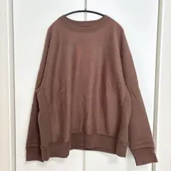 MARKAWARE ブラウン オーバーサイズ スウェットのサムネイル