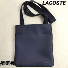 現行 ✨極美品✨ラコステ クロスボディ サコッシュ エンボス ネイビー