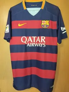 【正規品・美品！】FCバルセロナ 15-16 ホームユニフォーム Sサイズ FCバルセロナ サッカーユニフォーム SIZE S ネイビー×レッド 15