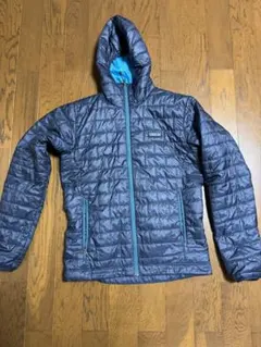 パタゴニア　ナノパフジャケットフーディー　S ネイビー