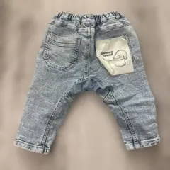 グレー デニム風 長ズボン