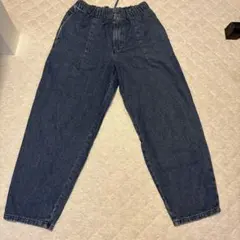 デニムパンツ テーパードシルエット ウエストゴムのサムネイル