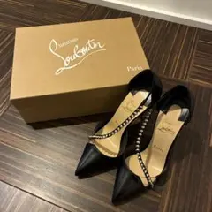 【美品】Christian Louboutin スタッズ パンプス　24.5cm
