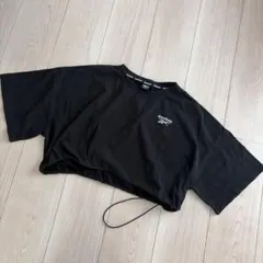 Reebok クロップド丈 Tシャツ ブラック 160のサムネイル
