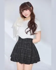 値下げ michellMacaron ツイード美脚スカート Sサイズ