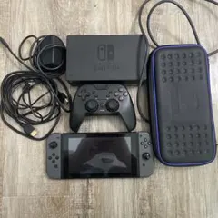 Nintendo Switch 本体 グレー ドック付き 動作確認済み - メルカリ