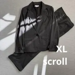scroll グレー ビジネススーツ セットアップ 13AR パンツ XL