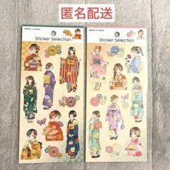 シートシール　セリア　GAIA デザインシール　はんなりおとめ