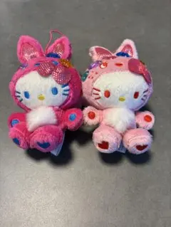 ハローキティ カラフルバニー マスコット