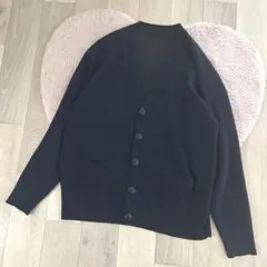 ♡無印良品♡シンプルウールブレンドカーディガン♡大人カジュアル♡オフィス♡学校♡