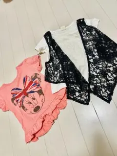 80cm ２着セット　ミニーちゃん　780円