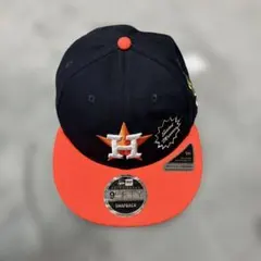 New Era 9FIFTY SNAPBACK キャップ ネイビー/オレンジ