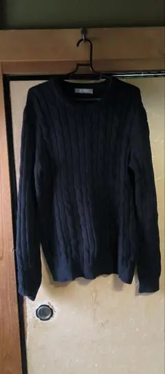 nano・universeの黒ニット