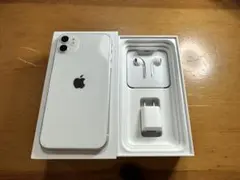 Apple iPhone 11 ホワイト 本体 イヤホン付き