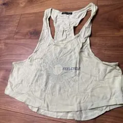 FEELCYCLE クロップドタンクトップ ライトグリーン