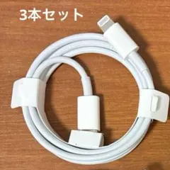 iPhone付属品充電器純正タイプCライトニングケーブル Apple正規品3本
