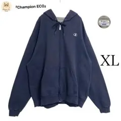 『Champion ECO』 ジップパーカー フーディ XLサイズ