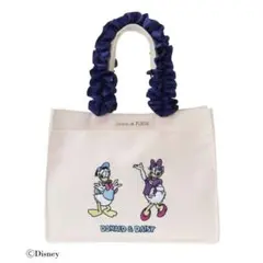 メゾンドフルール ディズニー スクエアトート ドナルド ダック デイジー ダック