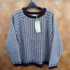 新品dgyウール混ニットセーター