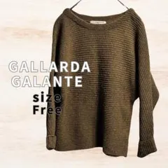 美品 ガリャルダガランテ ニットセーター サイズF　大人　万能 上品　希少　魅力