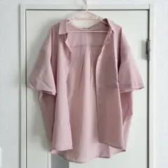 アースミュージック＆エコロジー 新品 オーバーシャツ ピンク