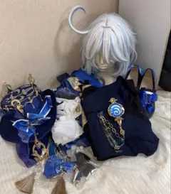 原神 フリーナ コスプレ 衣装 ウィッグ 靴のサムネイル