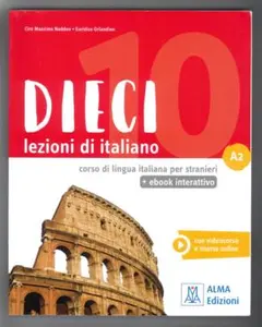 『DIECI lezioni di italiano A2』イタリア語教材 A2のサムネイル