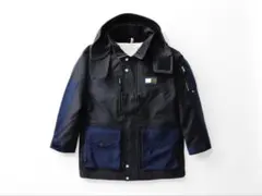 TOMMY HILFIGER フード付き ブラックネイビー マウンテンパーカー