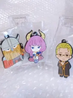 葬送のフリーレン　ラバーマスコット ハイター　アイゼン　アウラ