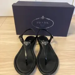 Dior CDチャーム リボンサンダル 36 黒 ヴィンテージ - メルカリ