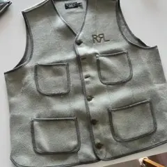 RRL ウール グレー ベストのサムネイル