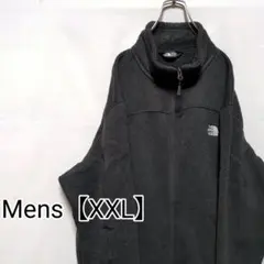 U50【US輸入】ノースフェイス　中ボアジャケット【メンズXXL】ブラック
