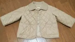 【UNIQLO】ベージュ キルティングジャケット 95cm【BABY】
