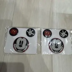 Mickey Mouse ミッキー　缶バッジ 6個セット