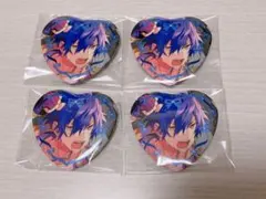 あんスタ　ラメキラハート缶バッジ　ジュン