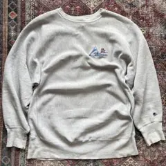 90s 刺繍タグ　champion reverse weave usa製