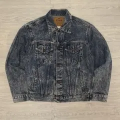 80s edwin chemical wash denim jacket
