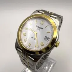 【希少】TISSOT ティソ 腕時計 PR50 J136 / 236 K ティソ PR50 J136/236K コンビ レディース クオーツ USED TISSOT