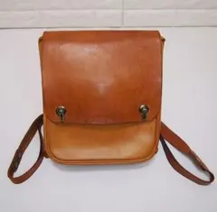 HERZ ヘルツ　ヌメ革レザー　バックパック　リュックサック　ナチュラルブラウンのサムネイル