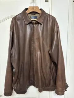 Polo by Ralph Lauren ブラウンレザーXL ポニーありのサムネイル