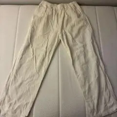 コーデュロイ ワイドパンツ アイボリーのサムネイル